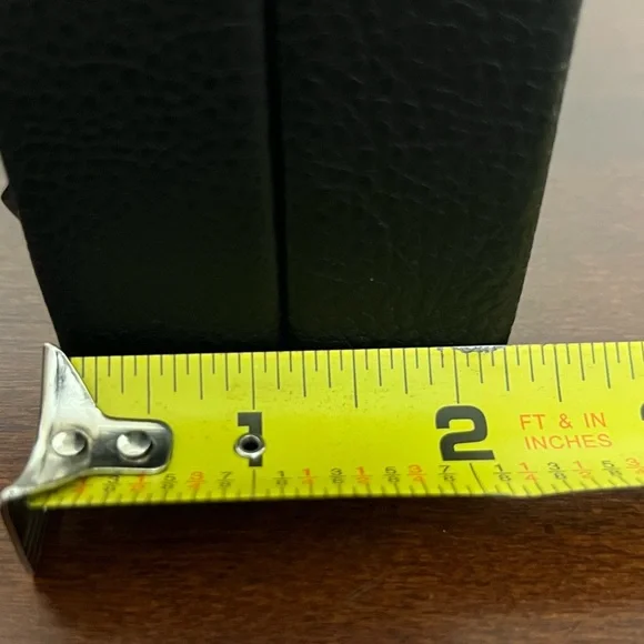 Nasty Gal Black faux leather embroidered Butterfly Flowers studs Crossbody Purse - Picture 11 of 12